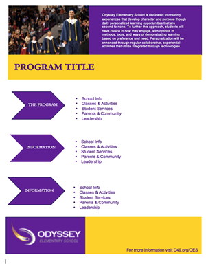 OES Flyer Template 2 Example 